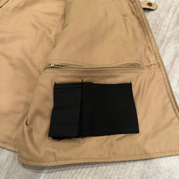 HQ Issue Canvas Zip Concealment Vest Tactical Khaki Size XXL - Picture 8 of 10